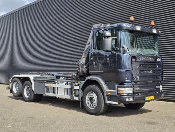 R114.340 6x2 / HIAB CRANE + 25T HOOKLIFT